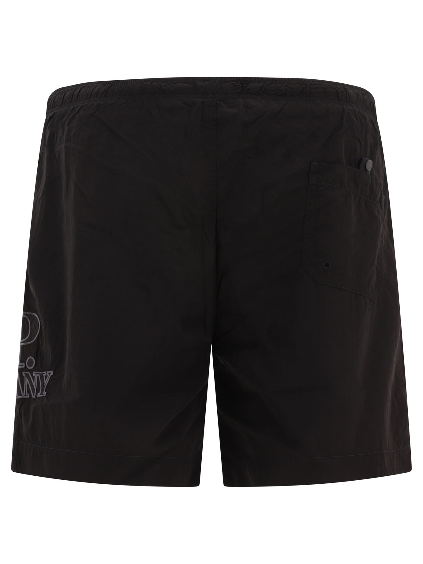 C.P. COMPANY Black   Eco-Chrome swim shorts